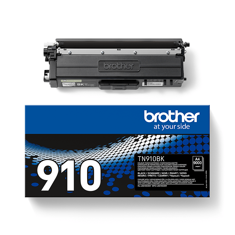 Оригинална тонер касета Brother TN910BK – черен цвят 3